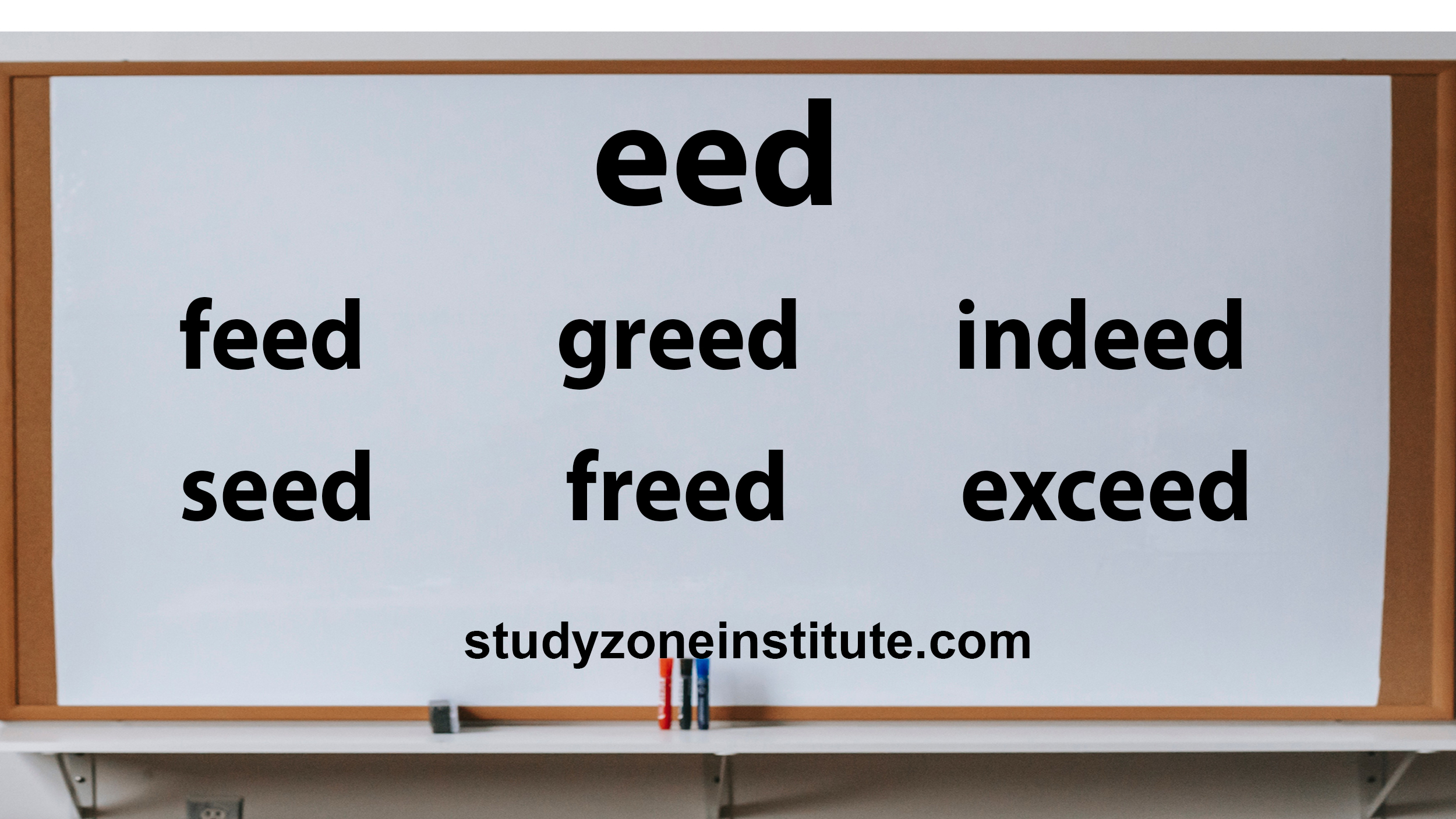 EED Words Learn To Spell With Word List Study Zone Institute